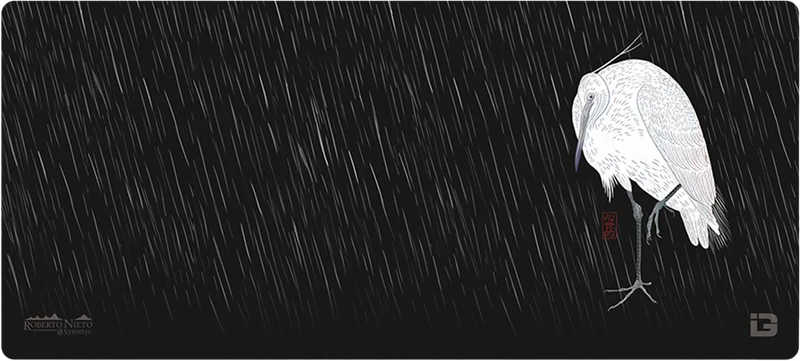 Reiher im Regen